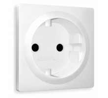 Накладка для розетки с заземлением и со шторками Ambrella Volt Quant AP1270