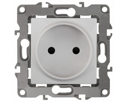 Розетка без заземления, без рамки Эра Эра 12 12-2105-01