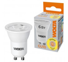 Лампа светодиодная Wolta  GU10 6Вт 3000K WSTD-JCDR-MR11-6W3KGU10-L
