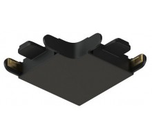 Соединитель угловой L-образный для треков накладных Denkirs AIR BASE TR5231-BK