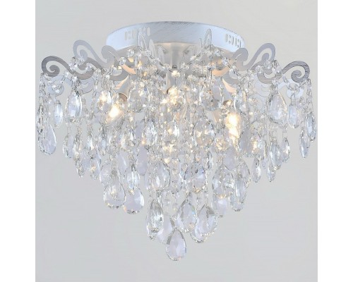 Люстра на штанге  04033-0.3-06 WH+SILVER PN