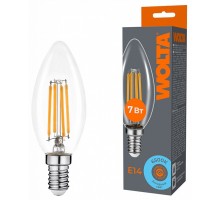 Лампа светодиодная Wolta  E14 7Вт 6500K WF-C35-7W6KE14