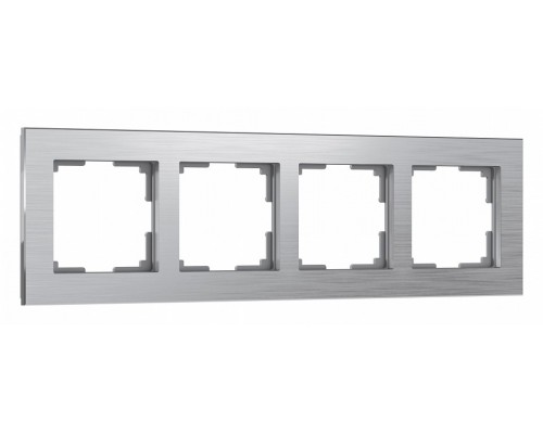 Рамка на 4 поста Werkel Aluminium (алюминий) W0041706 Рамка на 4 поста Werkel Aluminium (алюминий) W0041706