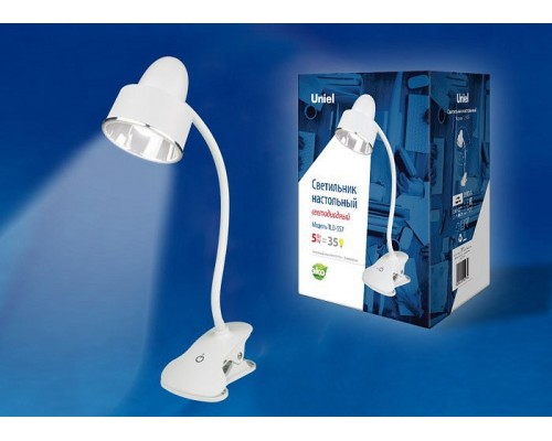 Настольная лампа офисная Uniel Tld-557 TLD-557 Beige/LED/350Lm/5500K/Dimmer Настольная лампа офисная Uniel Tld-557 TLD-557 Beige/LED/350Lm/5500K/Dimmer