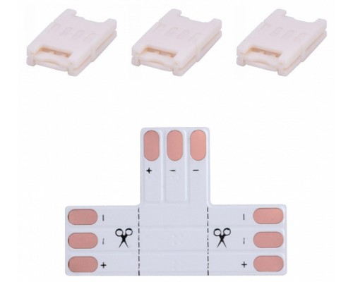 Соединитель лент T-образный жесткий Apeyron Electrics  09-101