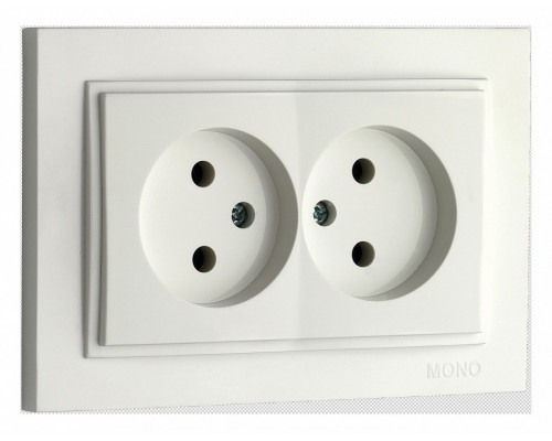 Розетка двойная Mono Electric Despina 102-190005-121 Розетка двойная Mono Electric Despina 102-190005-121