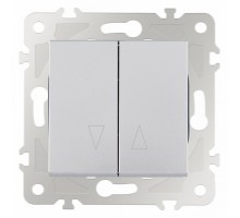 Выключатель для жалюзи без рамки Arte Milano 203 203.38-2.silver