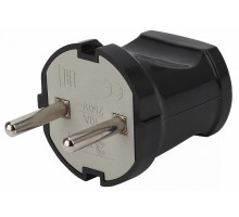 Вилка прямая без заземления Эра  Vx1-B