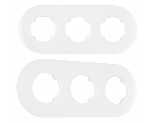 Рамка на 3 поста Arte Milano am-502.08 502.08-3.white Рамка на 3 поста Arte Milano am-502.08 502.08-3.white