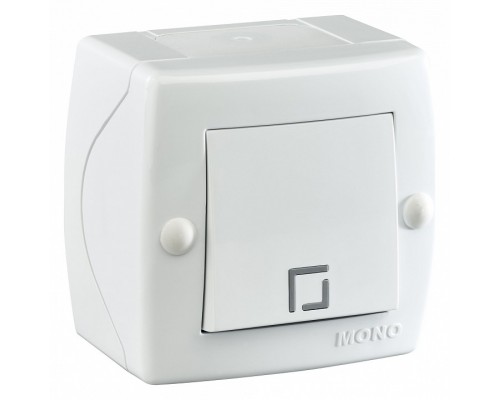 Выключатель одноклавишный Mono Electric Octans IP20 104-010101-100 Выключатель одноклавишный Mono Electric Octans IP20 104-010101-100