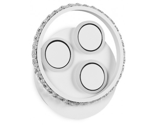 Накладной светильник Ambrella Ice 2 FA268 SWH белый песок LED 4200K 18W 240*210*50 Накладной светильник Ambrella Ice 2 FA268 SWH белый песок LED 4200K 18W 240*210*50