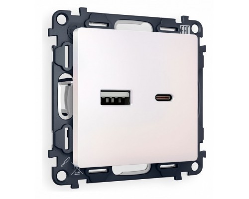 Розетка 2хUSB type A и C без рамки Ambrella Volt Quant MA211010 Розетка 2хUSB type A и C без рамки Ambrella Volt Quant MA211010