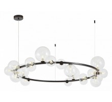 Подвесная люстра LUMINA DECO MERIDO LDP 7033-24 BK+CL
