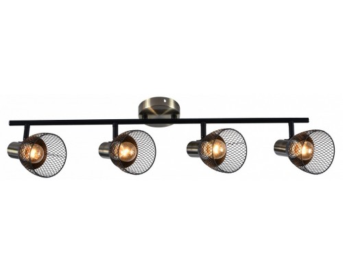 Люстра на штанге  05965-0.8-04 BK+AB