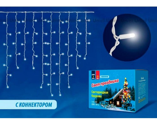 Бахрома световая Uniel ULD-B3010-200 ULD-B3010-200/SWK WHITE IP67 Бахрома световая Uniel ULD-B3010-200 ULD-B3010-200/SWK WHITE IP67