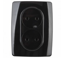 Розетка двойная без заземления Эра Эра 12 12-2107-06