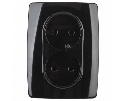 Розетка двойная без заземления Эра Эра 12 12-2107-06