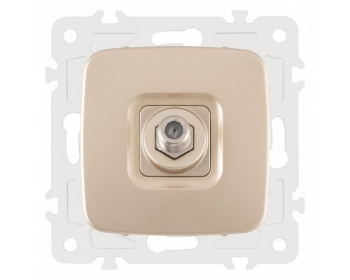 ТВ-розетка без рамки Arte Milano am-205 205.42-1.shampan ТВ-розетка без рамки Arte Milano am-205 205.42-1.shampan