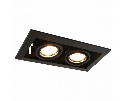 Встраиваемый светильник Arte Lamp A5941 A5941PL-2BK Встраиваемый светильник Arte Lamp A5941 A5941PL-2BK