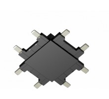 Соединитель X-образный для треков накладных SWG PRO SLIM CN-SLIM-BL-X