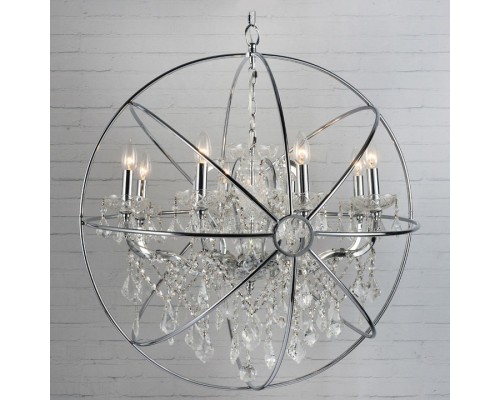 Подвесная люстра Loft it Foucaults orb crystal LOFT1896/8