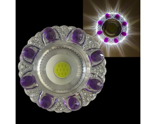 Встраиваемый светильник  42246-9.0-001PL MR16+LED3W CL/PP