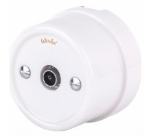 ТВ-розетка без рамки Werkel Retro (белая WL18-02-05