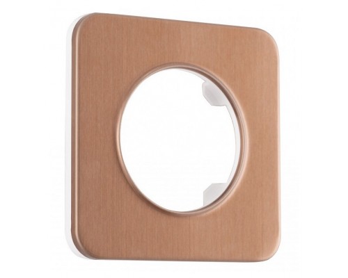 Рамка на 1 пост Arte Milano am-502.07 502.07-1.brown Рамка на 1 пост Arte Milano am-502.07 502.07-1.brown
