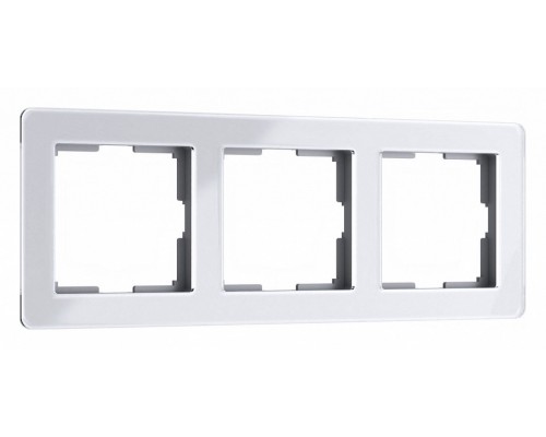Рамка на 3 поста Werkel Acrylic (белый) W0032701 Рамка на 3 поста Werkel Acrylic (белый) W0032701
