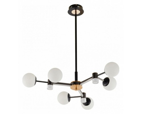 Люстра на штанге Arte Milano Ferrara-71040 277010/6 BK/GD