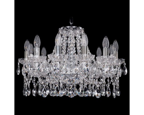 Подвесная люстра Bohemia Ivele Crystal 1413 1413/12/200/Ni Подвесная люстра Bohemia Ivele Crystal 1413 1413/12/200/Ni