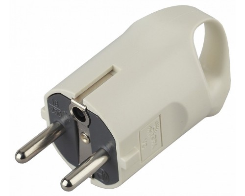 Вилка прямая с заземлением Эра  V3