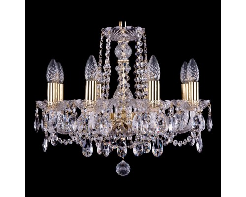 Подвесная люстра Bohemia Ivele Crystal 1402 1402/8/160/G Подвесная люстра Bohemia Ivele Crystal 1402 1402/8/160/G