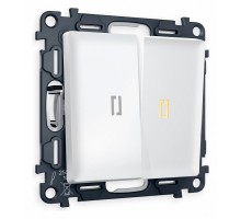 Выключатель проходной двухклавишный с подсветкой Ambrella Volt Quant MA124030