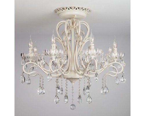 Потолочная люстра Eurosvet Etna 12205/8 белый Strotskis