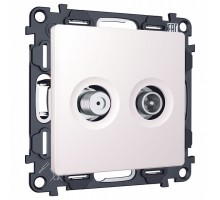 ТВ-розетка и SAT-розетка оконечная без рамки Ambrella Volt MA MA213310