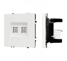 Розетка двойная Ethernet RJ-45 без рамки Arlight SCT 054312