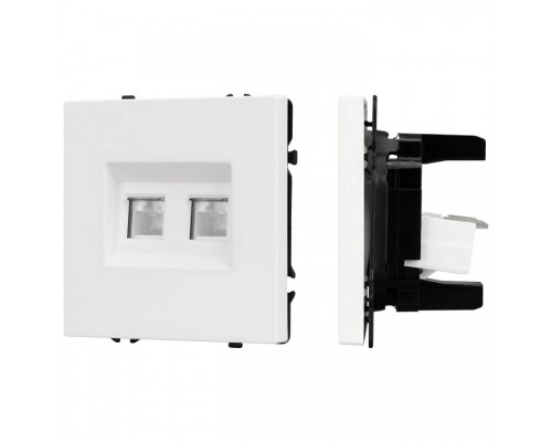 Розетка двойная Ethernet RJ-45 без рамки Arlight SCT 054312