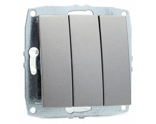 Выключатель трехклавишный без рамки Mono Electric Despina / Larissa 500-002422-114 Выключатель трехклавишный без рамки Mono Electric Despina / Larissa 500-002422-114