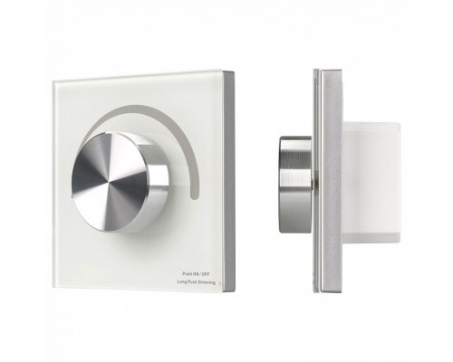 Панель-диммера роторная встраиваемая Arlight Rotary SMART-P3-DIM (12-24V, 2.4G) Панель-диммера роторная встраиваемая Arlight Rotary SMART-P3-DIM (12-24V, 2.4G)