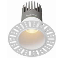 Встраиваемый светильник Maytoni Technical  DL120-10W-3K-TRS-W