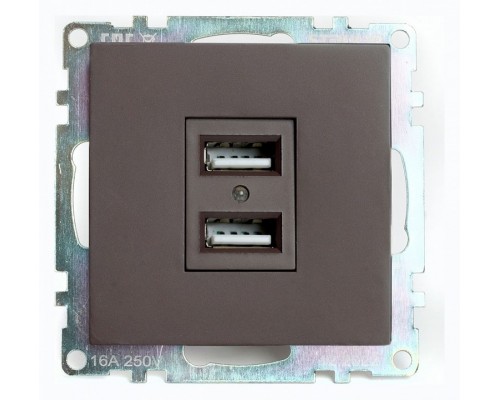 Розетка USB, без рамки Stekker Катрин 49027 Розетка USB, без рамки Stekker Катрин 49027