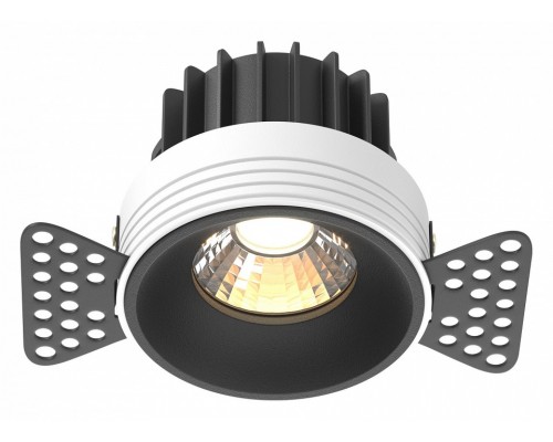 Встраиваемый светильник Maytoni Round DL058-12W3K-TRS-B Встраиваемый светильник Maytoni Round DL058-12W3K-TRS-B