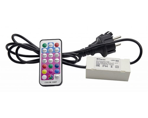Контроллер-регулятор цвета RGB с пультом ДУ Feron LD125 41032 Контроллер-регулятор цвета RGB с пультом ДУ Feron LD125 41032