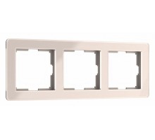 Рамка на 3 поста Werkel Acrylic (айвори) W0032743