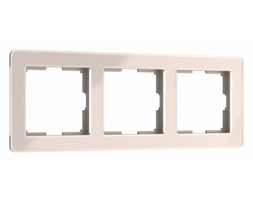 Рамка на 3 поста Werkel Acrylic (айвори) W0032743 Рамка на 3 поста Werkel Acrylic (айвори) W0032743