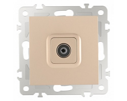 ТВ-розетка без рамки Arte Milano am-206 206.43-1.shampan ТВ-розетка без рамки Arte Milano am-206 206.43-1.shampan