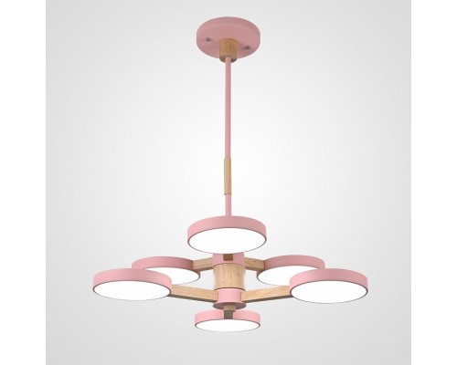 Люстра на штанге Imperiumloft TURNA Pink TURNA-DBL01