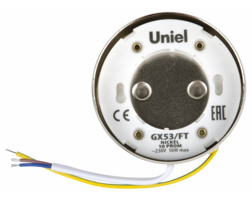 Накладной светильник Uniel Prom GX53/FT NICKEL 10 PROM Накладной светильник Uniel Prom GX53/FT NICKEL 10 PROM