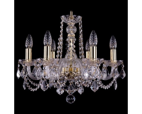 Подвесная люстра Bohemia Ivele Crystal 1402 1402/6/160/G/Leafs Подвесная люстра Bohemia Ivele Crystal 1402 1402/6/160/G/Leafs
